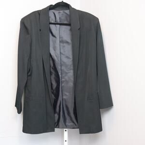 Vintage Wool Paul Stanley Open front oversized Blazer size 14